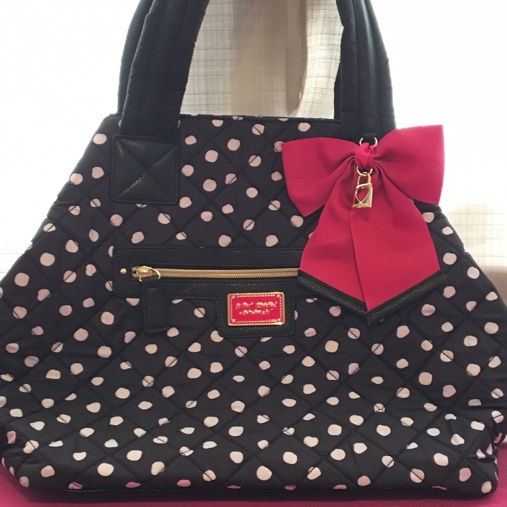 Betsy Johnson polka dot bag